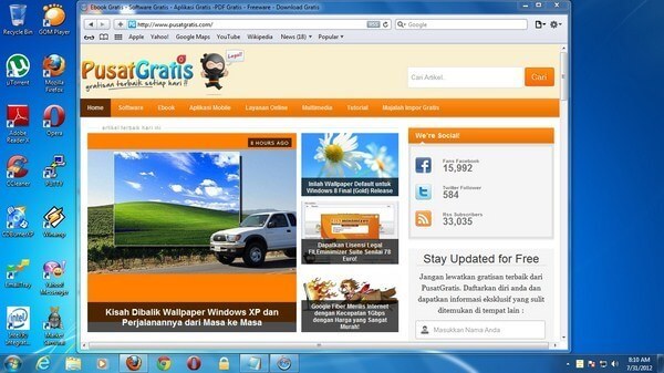 download safari homepage