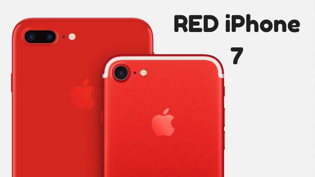 Red iPhone 7