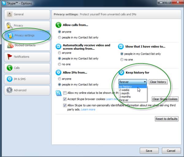 how to delete skype account on a laptop windows 7