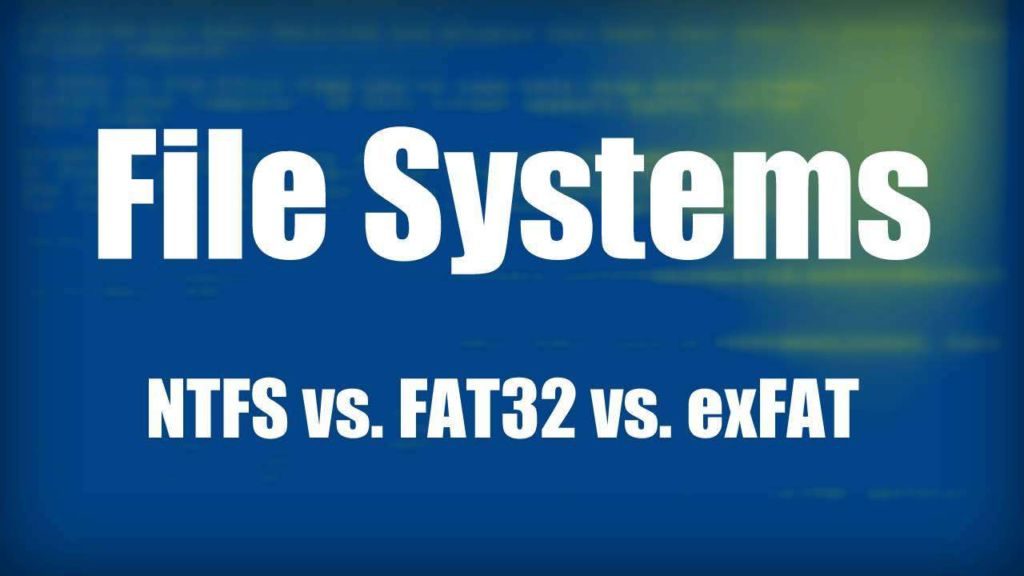 exFat vs NTFS