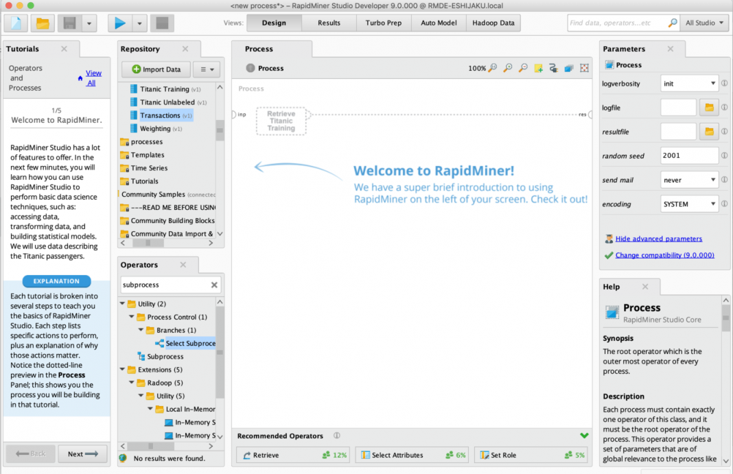 rapidminer studio java could not be launched