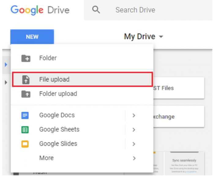 how to transfer dropbox to google drive